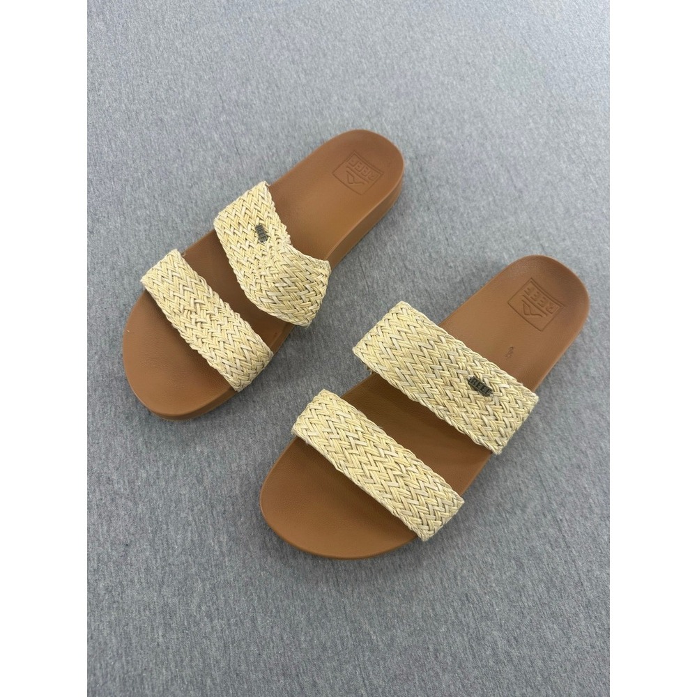 Reef Cushion Vista Natural Sandals Women's Size 9